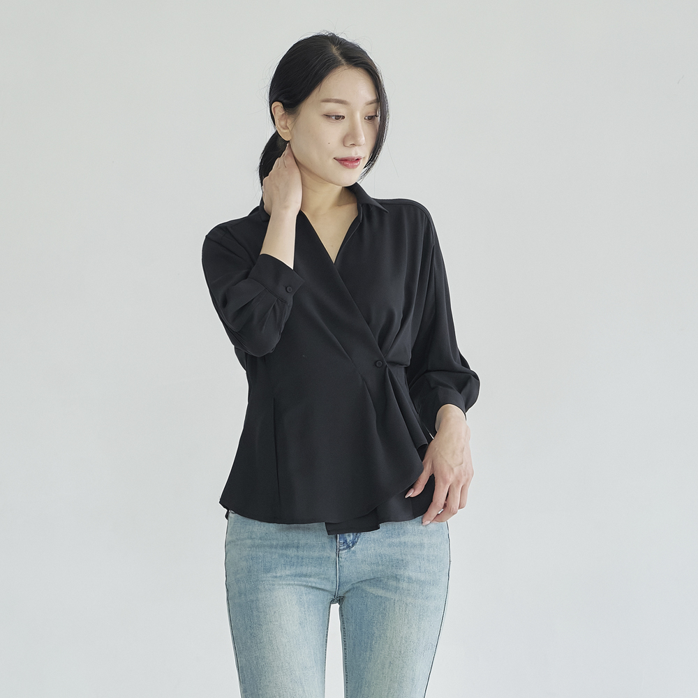 오피스룩블라우스 7부블라우스 [마랑] 이미지 3