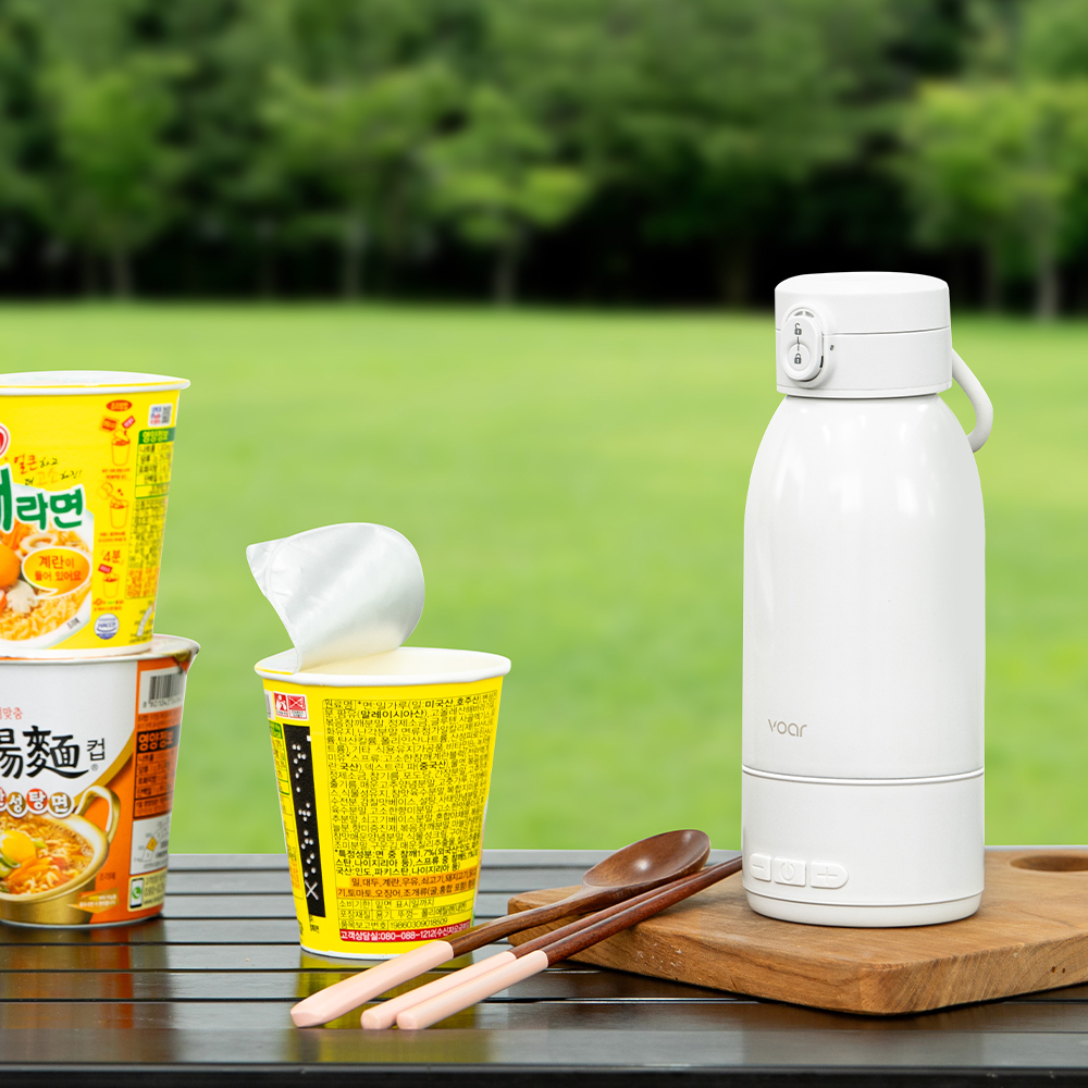 보아르 아가보틀 휴대용 분유 포트 100도 가열 무선 보온 SUS316 스텐 여행용 포트기