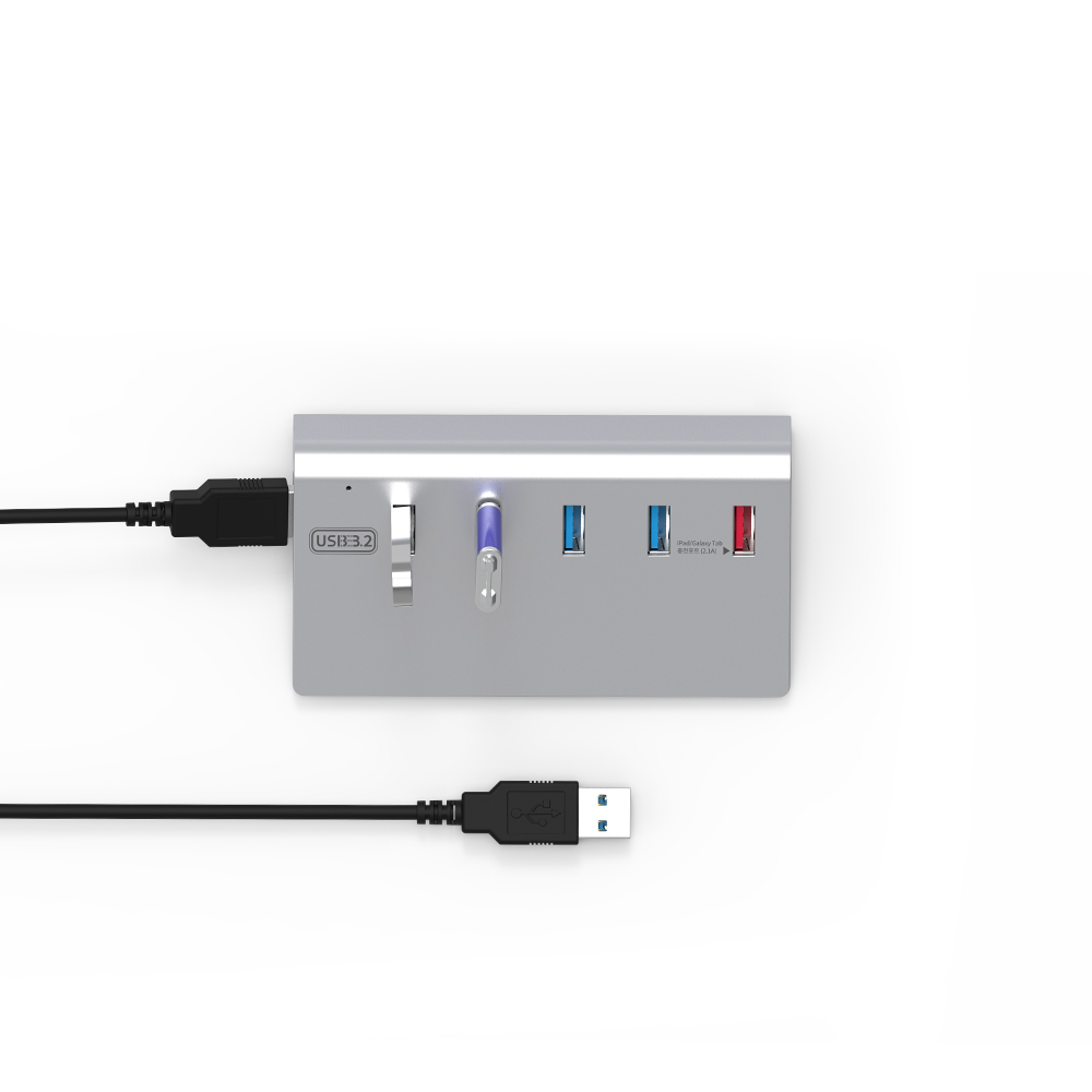 퀵차지 5포트 유전원 USB허브 NEXT 346U3QC-10G - 상세 이미지 3