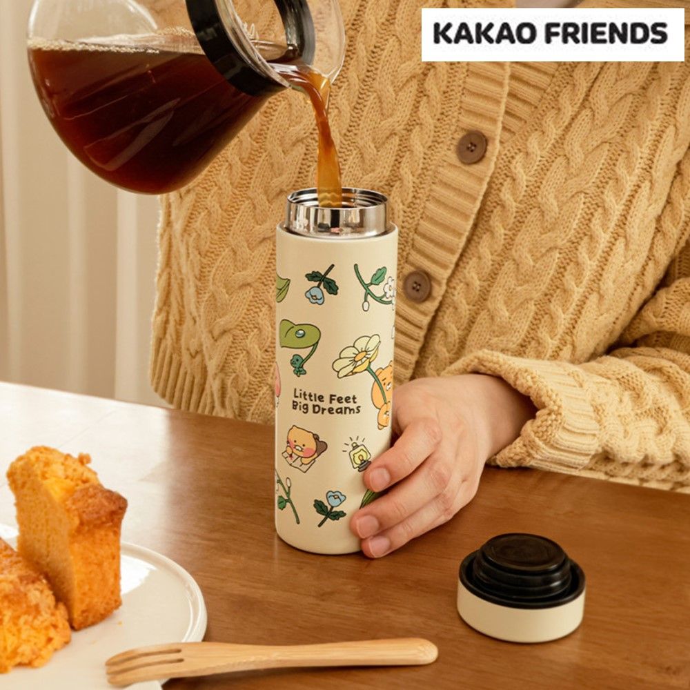 카카오 스텐 텀블러 춘식이 슬림 스텐 보온병 보냉병 카카오 270ml - 상세 이미지 5