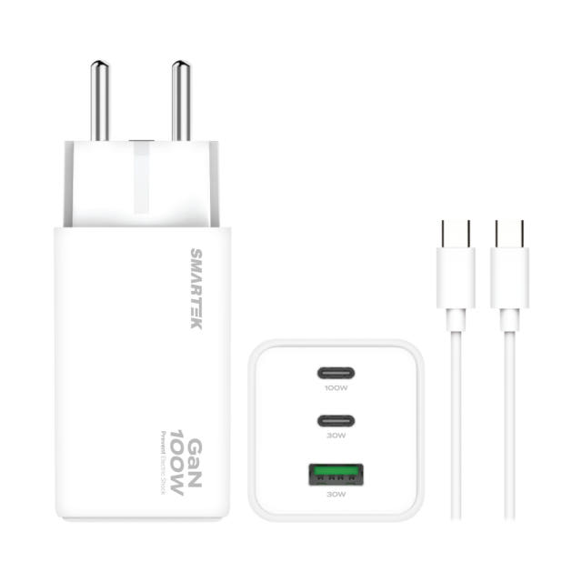 스마텍 초고속충전기 3포트 100w GAN PD 접지 멀티 노트북 C타입 USB (케이블 포함) — 실제 사용 시나리오: 여름철 나들이, 짐은 줄이고 충전 걱정은 끝!