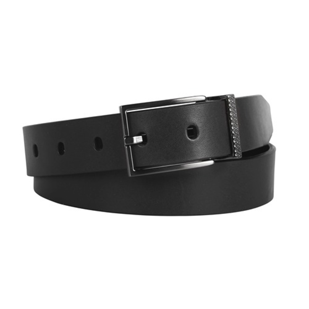 캘빈클라인 CK 남성 플라크 양면 가죽 벨트