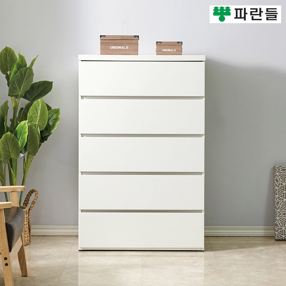 파란들가구 800 속깊은 5단서랍장 800 광폭서랍장 서랍옷장 - 상품 이미지