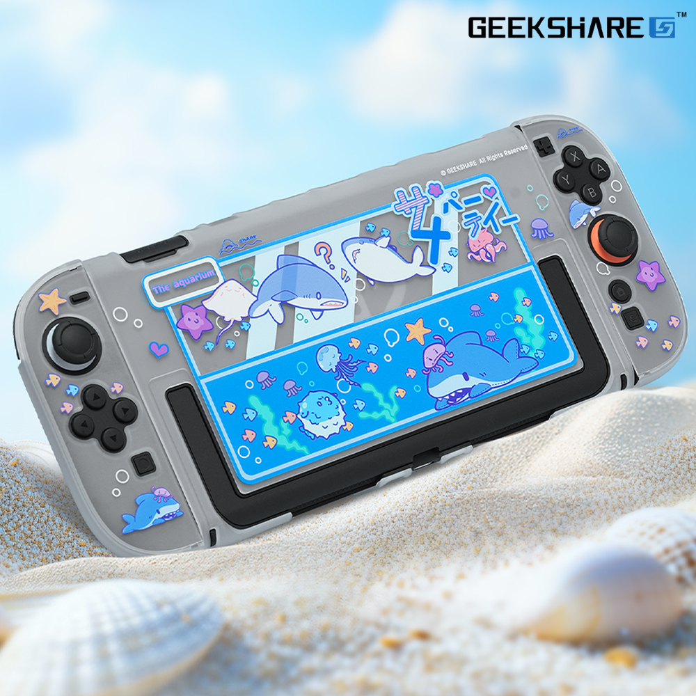 닌텐도 스위치2 케이스 긱쉐어 리틀샤크 풀커버 - 상세 이미지 2