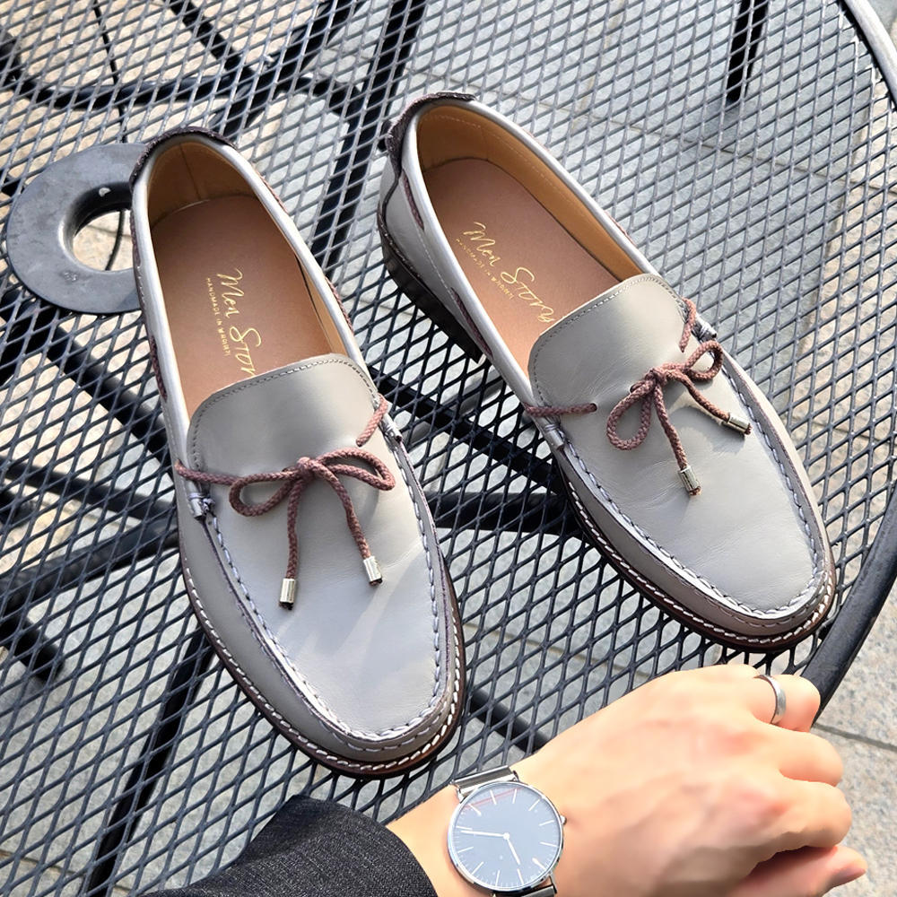 천연소가죽 아르누 수제화로퍼 맞춤제작 240 290mm