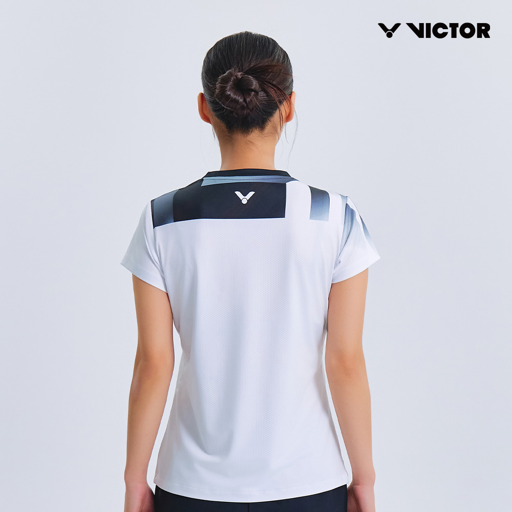빅터 VICTOR Streamline Pro 반팔 티셔츠 여성용 25AGW003F 배드민턴 탁구 스쿼시 스포츠웨어 - 상세 이미지 2