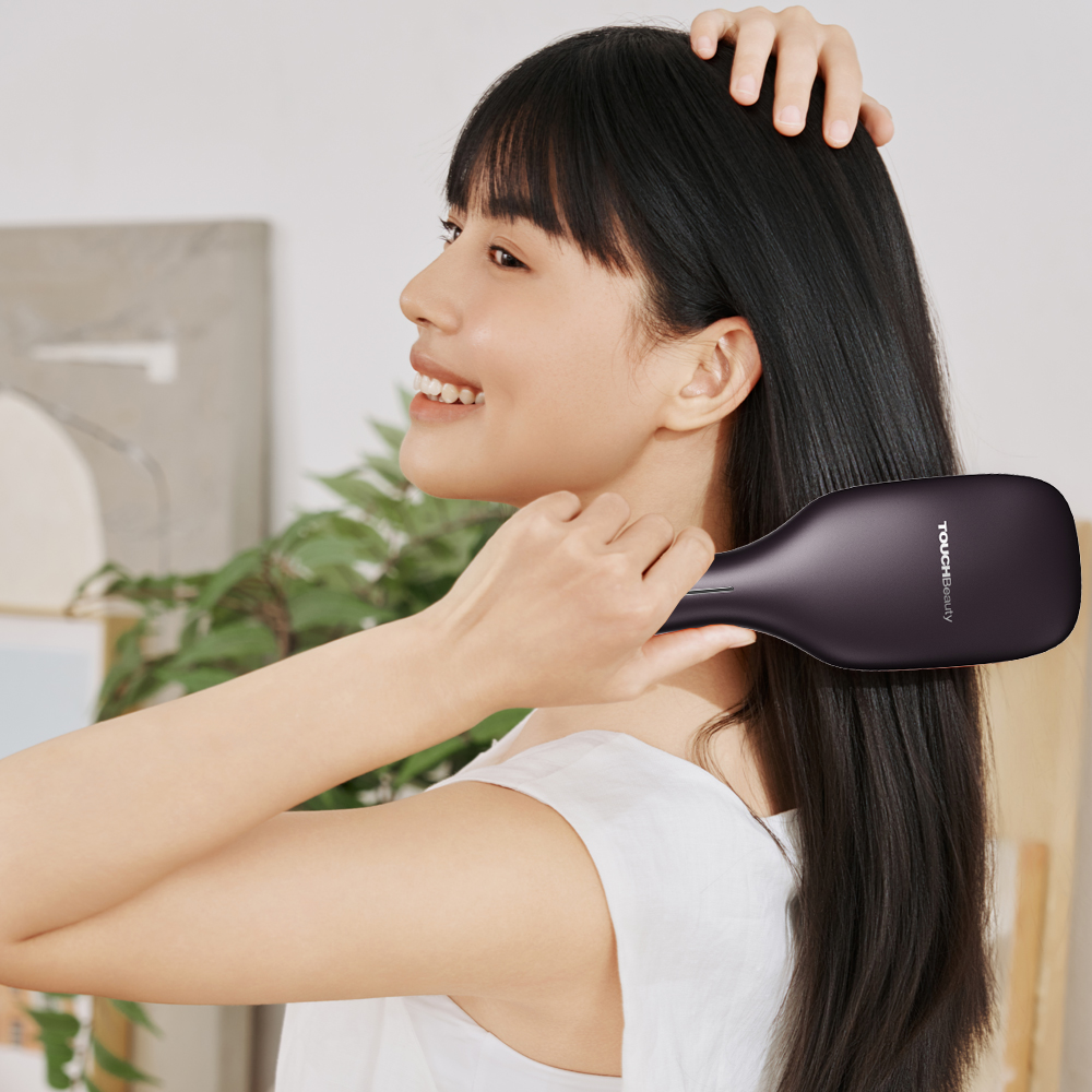 펄케어 터치뷰티 VITA 헤어 갈바닉 고주파 두피 마사지기 적생광 탈모 관리기 코코브라운 이미지 6