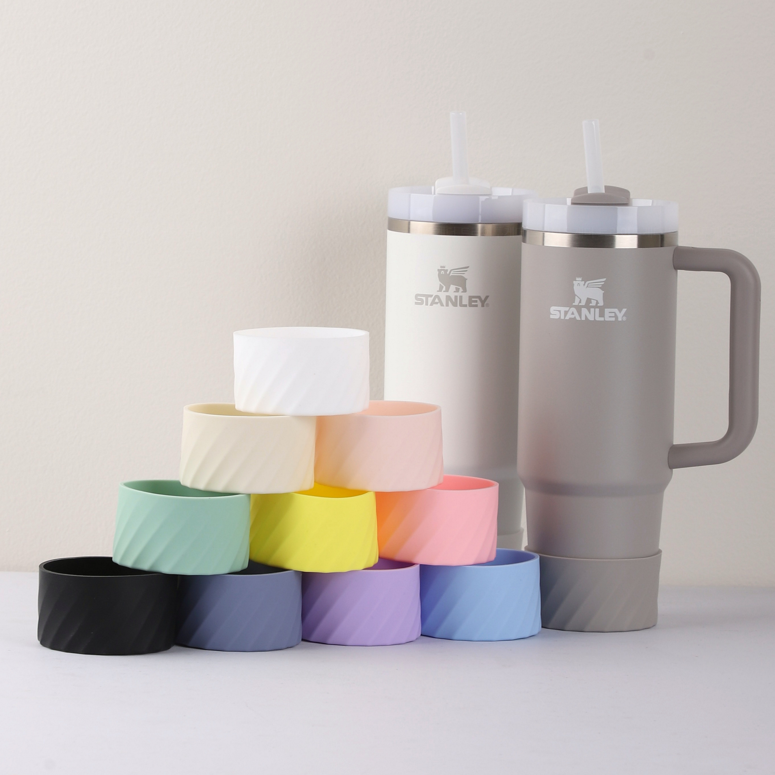 1+1 스탠리 호환 텀블러 바닥커버 부츠 긁힘방지 실리콘 컵홀더 591 887 텀꾸 꾸미기