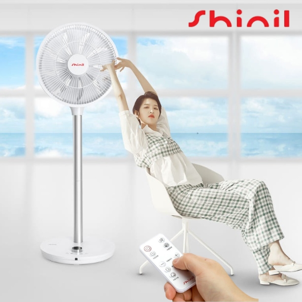 무선 스탠드형 선풍기 30cm 거실 침실 공부방 BLDC 무소음 선풍기 - 메인 이미지
