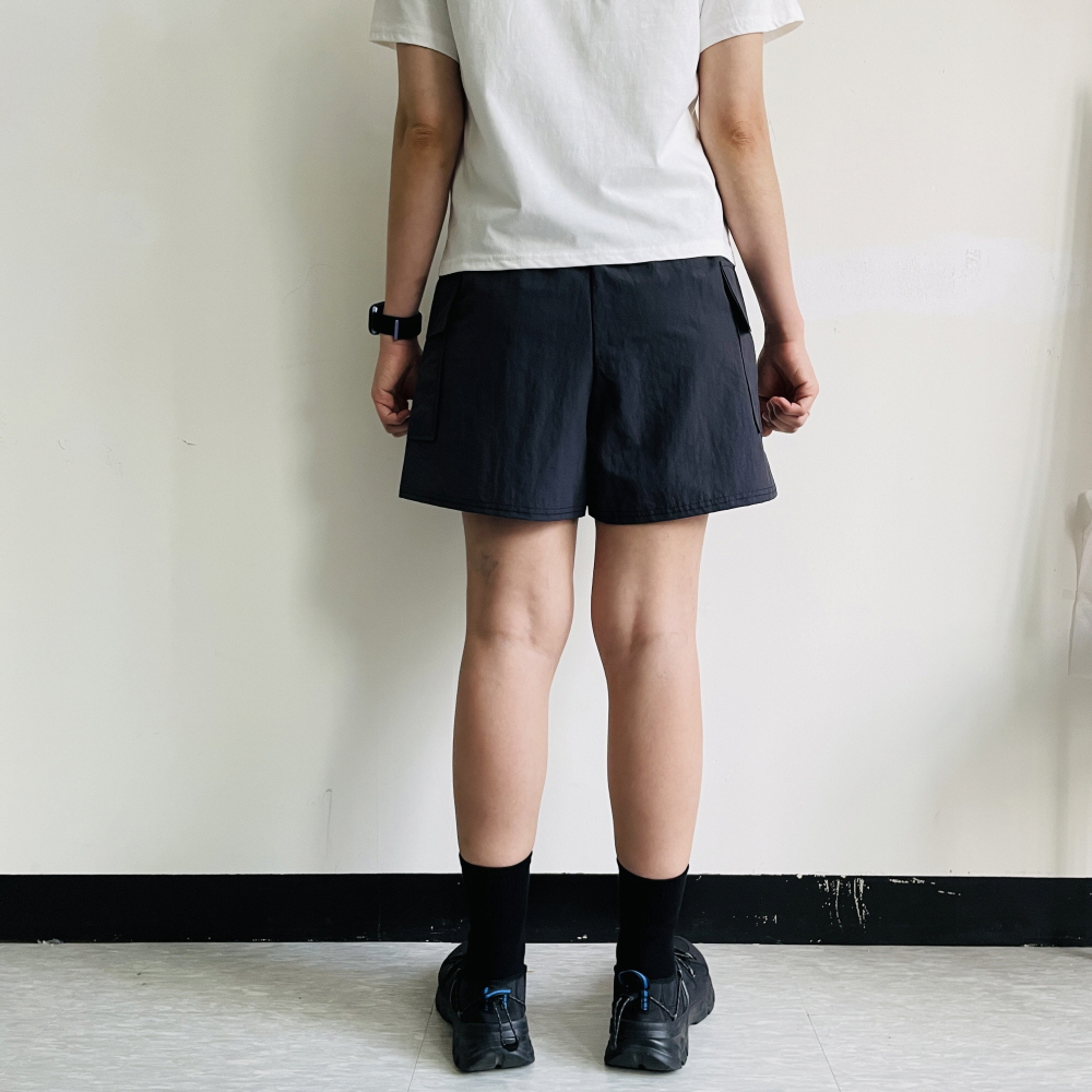 바스락반바지 여성카고반바지 시원한 밴딩 3부 팬츠 - 상세 이미지 5