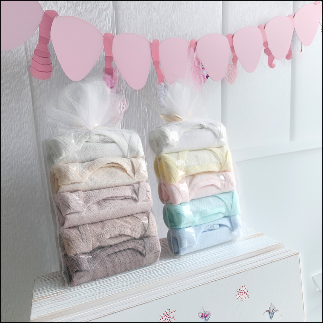 트리베어 여름 메쉬 아기옷 반팔 신생아바디슈트 출산선물 5종세트 - 상세 이미지 3