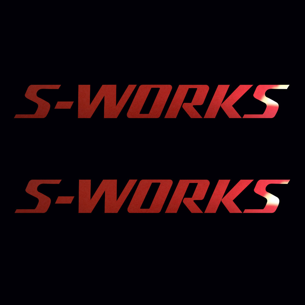 스페셜라이즈드 에스웍스 S-WORKS 로드 자전거 데칼 스티커  싱글 세트(1set 2개) - 상세 이미지 4