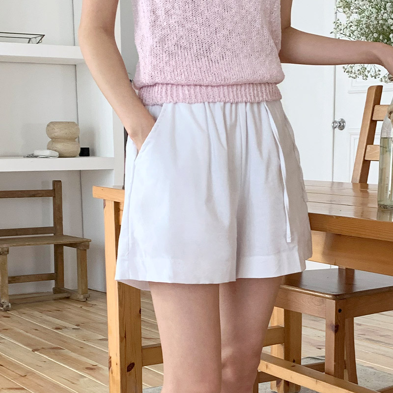핏츠 린넨 밴딩 숏 팬츠 ps5266 - 상세 이미지 2