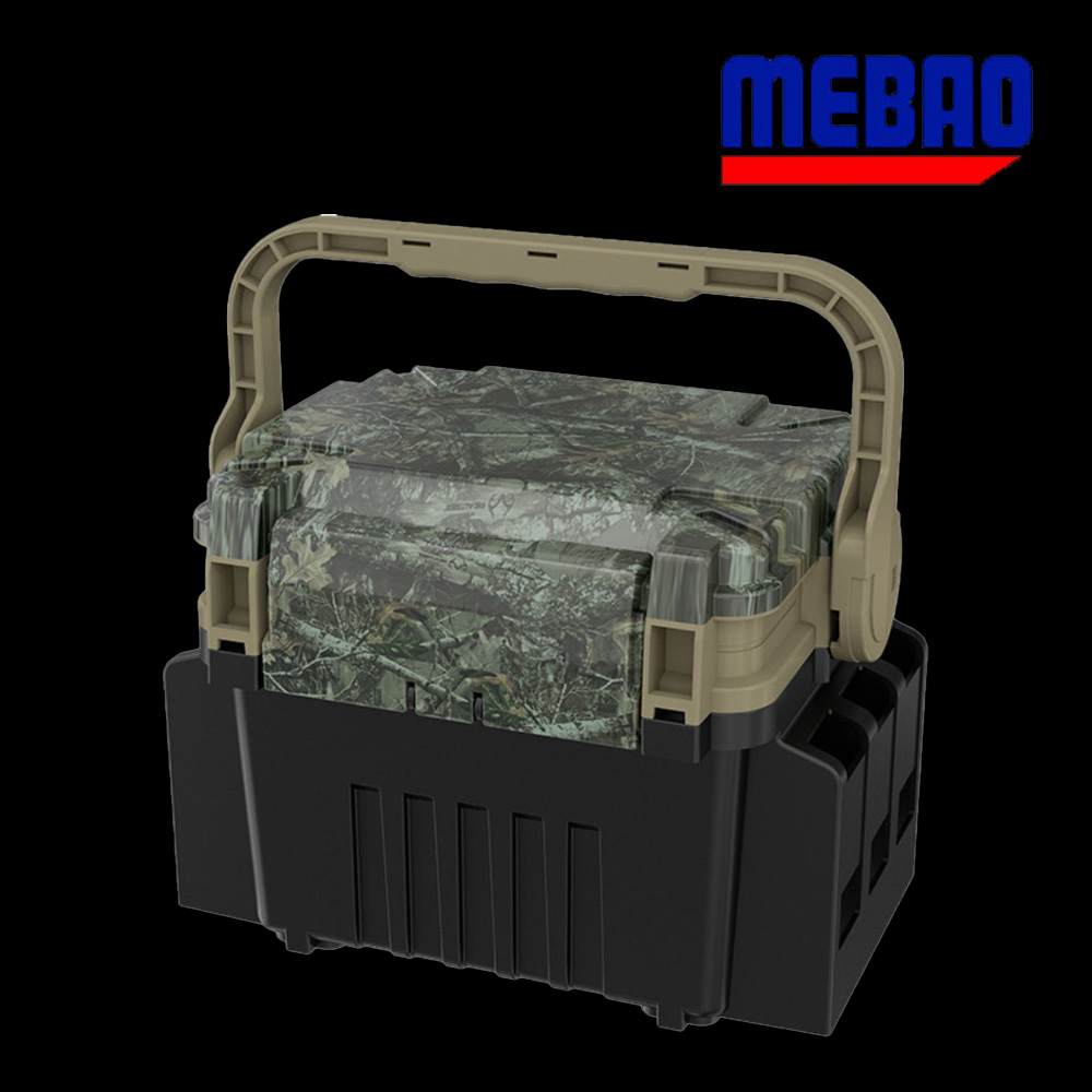 메바오 MB-705A,B 태클박스 소품박스 낚시가방 공구박스 소품케이스 블랙카모 - 상품 이미지
