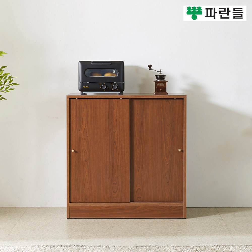 파란들가구 800 미닫이 도어 수납장 슳라이딩 다용도수납장 - 상세 이미지 2