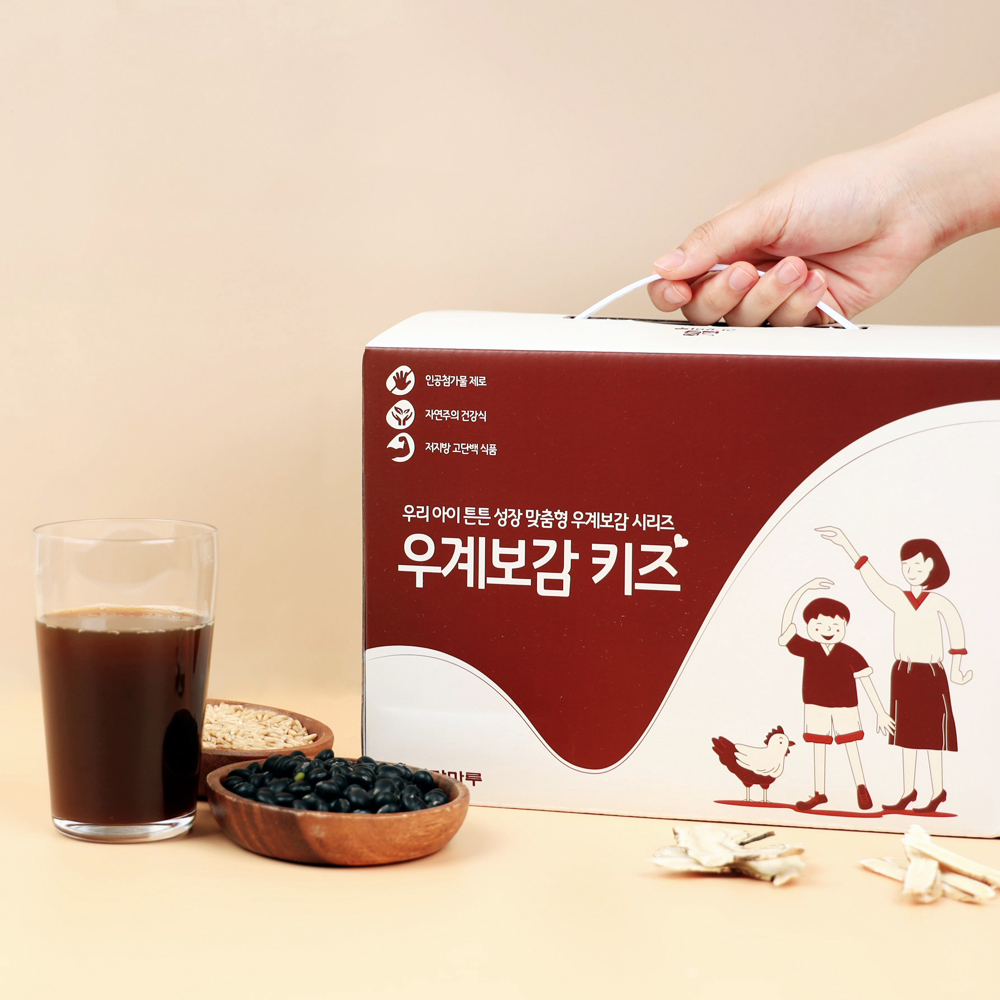 성장기용 우슬닭발즙 우계보감 키즈 1박스 운동선수 건강즙 (95mLx30포) - 상세 이미지 4