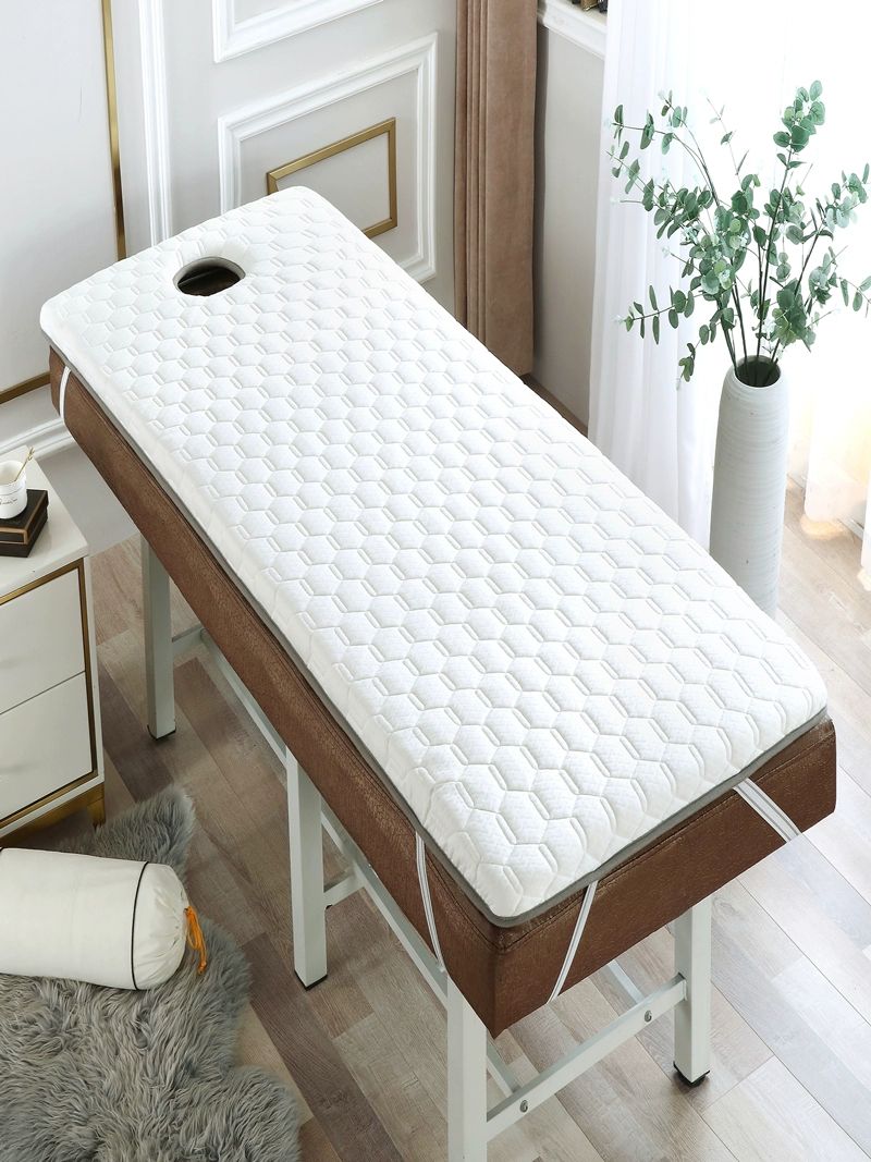 라텍스 마사지 매트 뷰티 메트리스 베드 괄사 접이식 보관 니트 딸기 3cm 라텍스 180x60 정사각형 구멍있음 - 상품 이미지