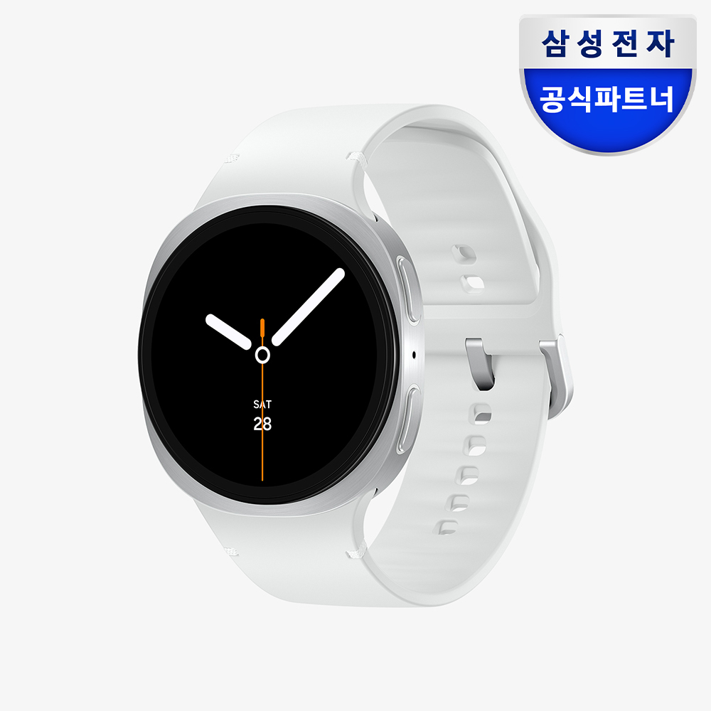 갤럭시 워치8 구매 후기, 삼성 스마트워치 사용 리뷰, 워치8 40mm 실버, 강화유리 포함, 블루투스 워치