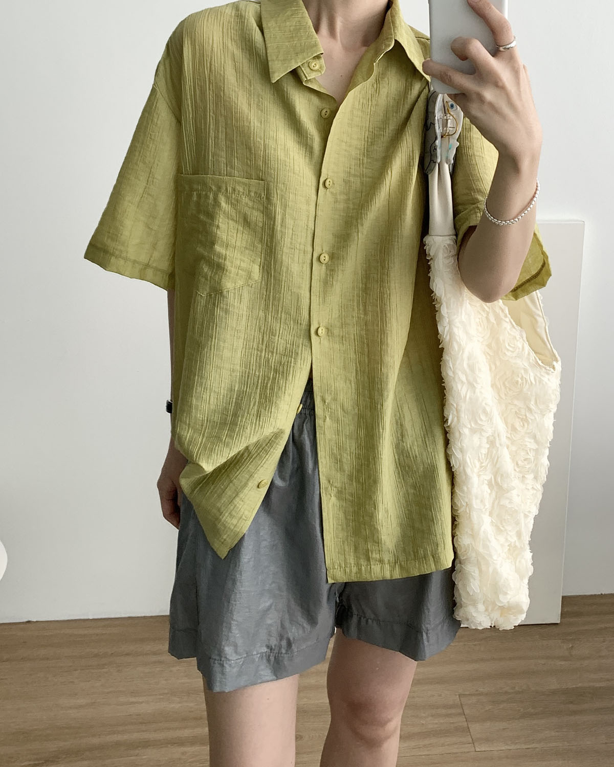 [당일발송] 샤이 팬츠 썸머 3부 밴딩 반바지 나일론 가벼운 숏팬츠 웨어링무드 (3c) - 상세 이미지 2