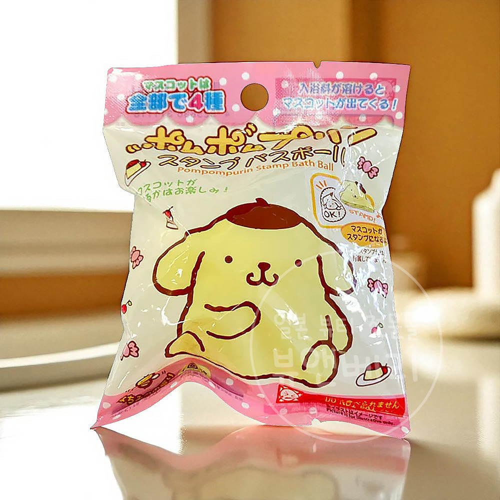 일본 캐릭터 바스볼 배쓰밤 입욕제 폼폼푸린, 65g, 1개 - 메인 이미지