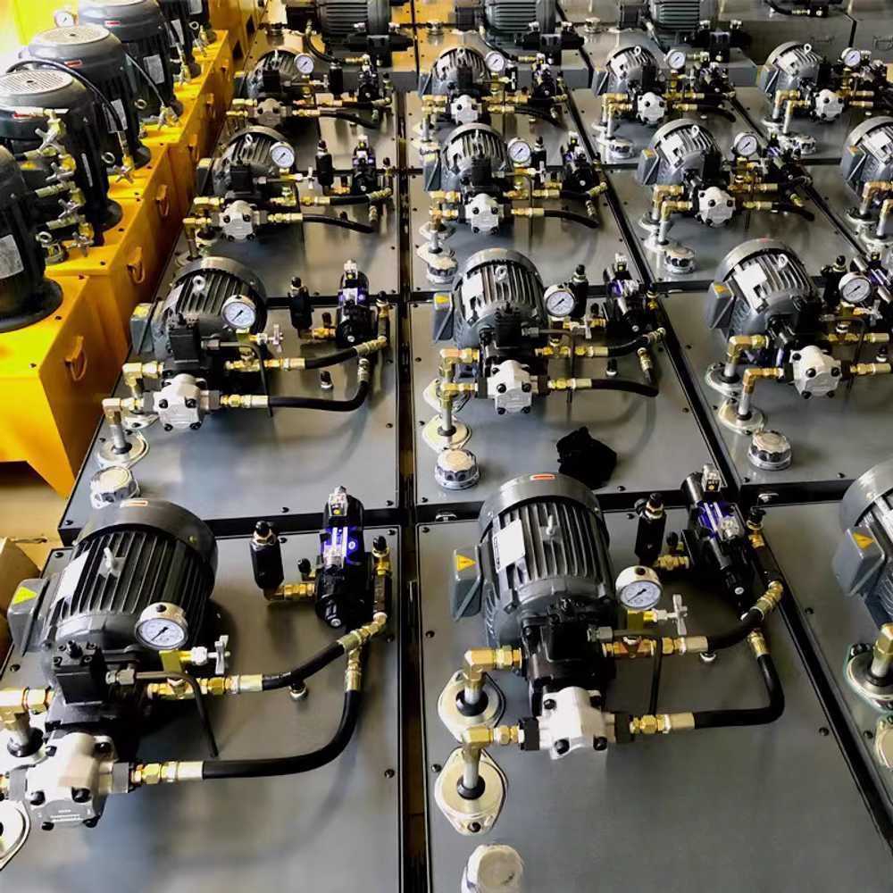유압 오일 펌프 유니트 일체형 전동 고출력 프레스 1.5KW 380V 수동 - 상세 이미지 4