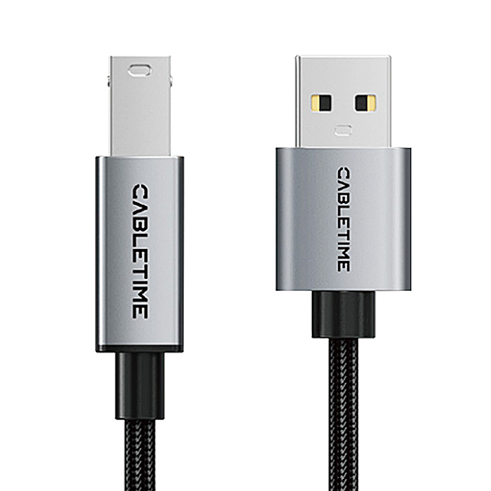 케이블타임 USB2.0 AM BM AB 케이블 프린터 연결 CA15 2m, 1개 - 상품 이미지