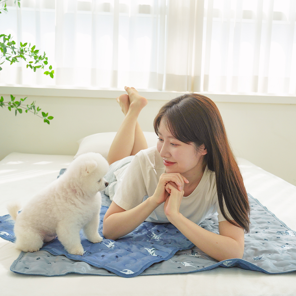 하우스터 국산 여름 쿨매트 냉감 아이스 쿨링 쿨젤 패드 침대 매트리스 냉매트 싱글