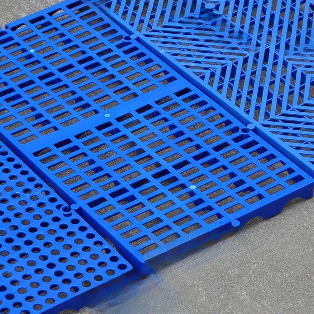 바닥 깔판 창고 저장고 전용 물건 적재 플라스틱 매트 그레이 원형 20x20x3cm - 상세 이미지 4