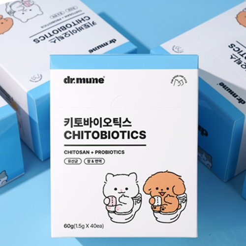 닥터뮨 강아지 고양이 키토바이오틱스 40포 2박스 장건강 배변 면역 정장 작용 유산균 효능 - 상세 이미지 3