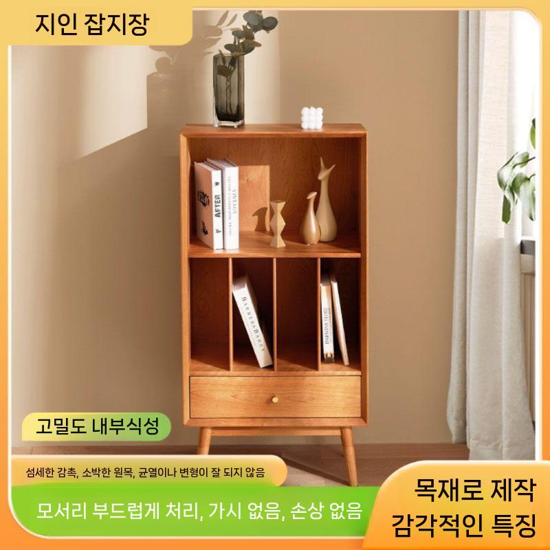 LP보관함 턴테이블 lp장 엘피 우드 수납장 보관함 - 상세 이미지 4