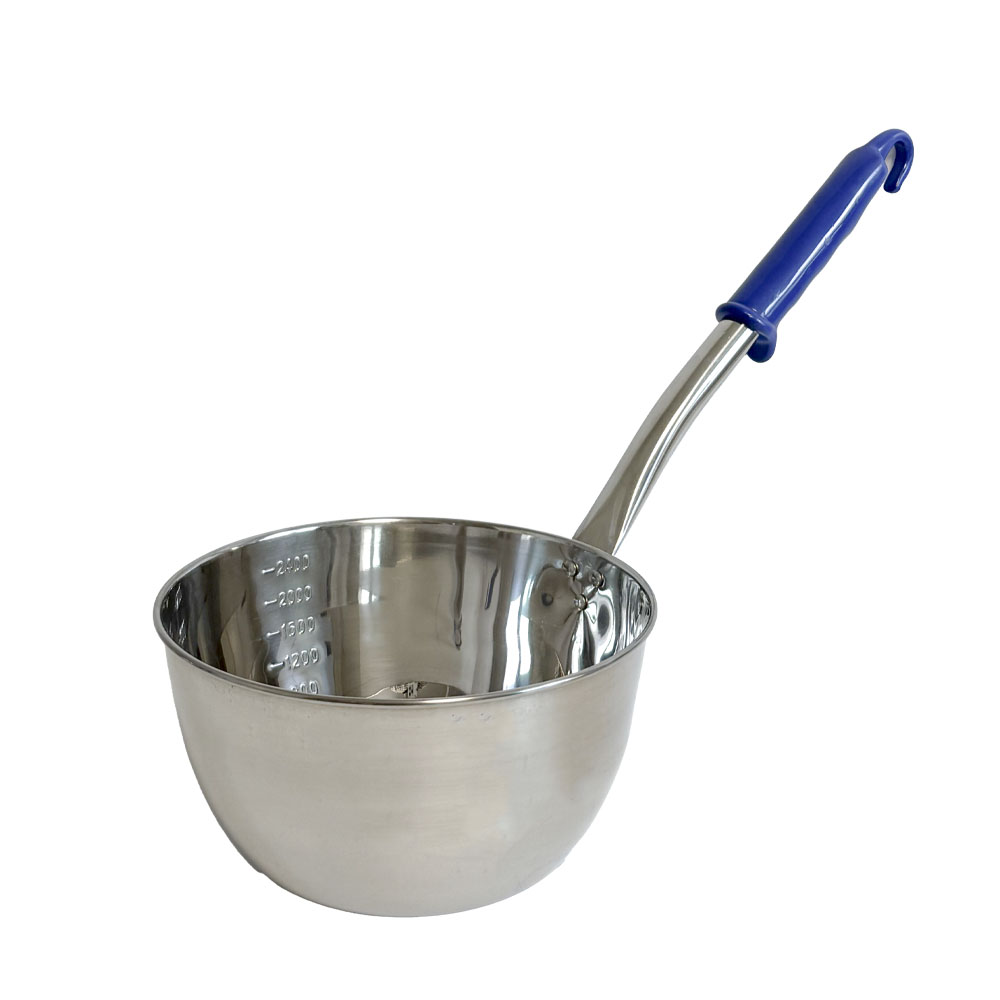 스텐 샥구 바가지 계량 업소용 국자 긴 통샥구 7호, 1개