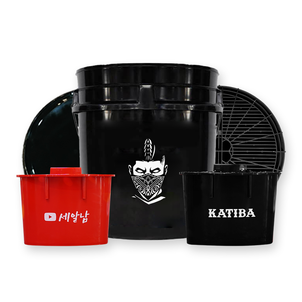 카티바 세차 버킷 풀세트 18L 대용량 - 상품 이미지