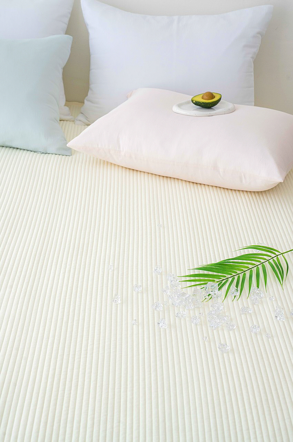 모달냉감 국산 냉감패드 패밀리 라지킹침대패드 킹사이즈