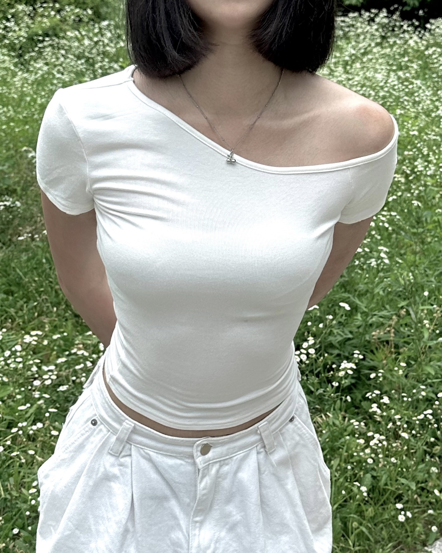 이유진 써지컬 트윙클 체리 목걸이 - 상세 이미지 2