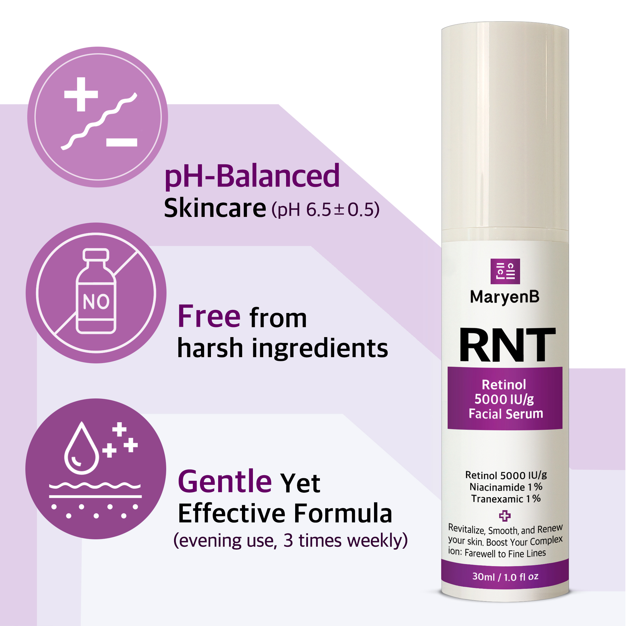 마리앤비 RNT 레티놀 세럼 30ml, 1개 - 상세 이미지 4