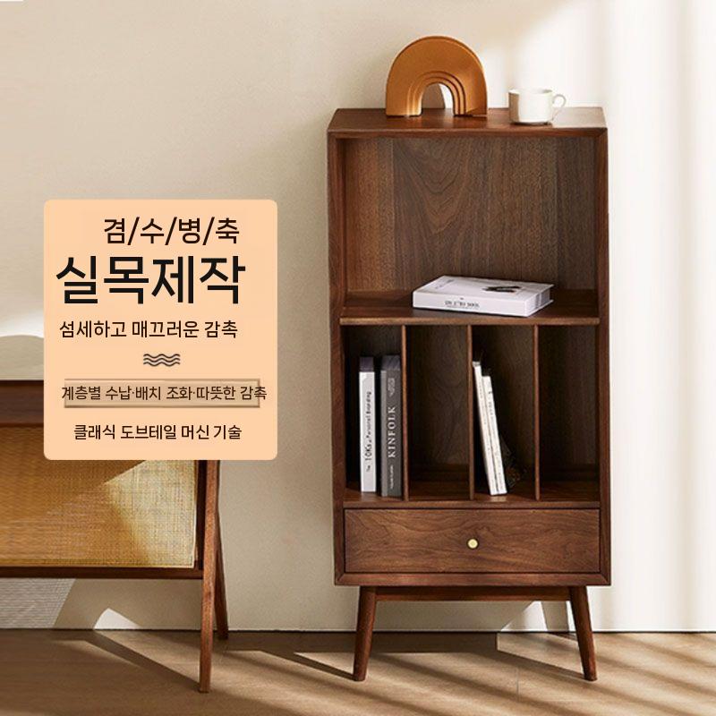 LP보관함 턴테이블 lp장 엘피 우드 수납장 보관함 - 상세 이미지 3