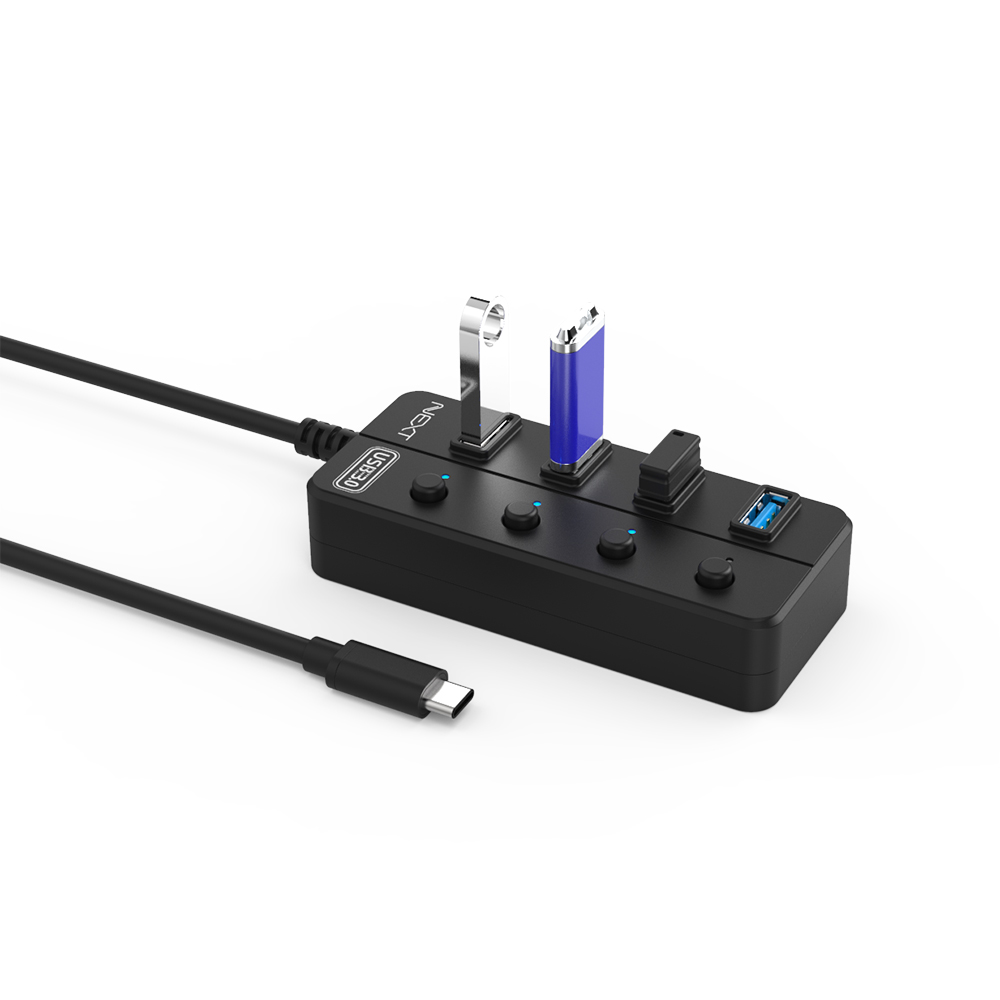 넥스트 NEXT-715TC USB,허브,HUB,무전원허브,4포트허브,타입C - 상세 이미지 2