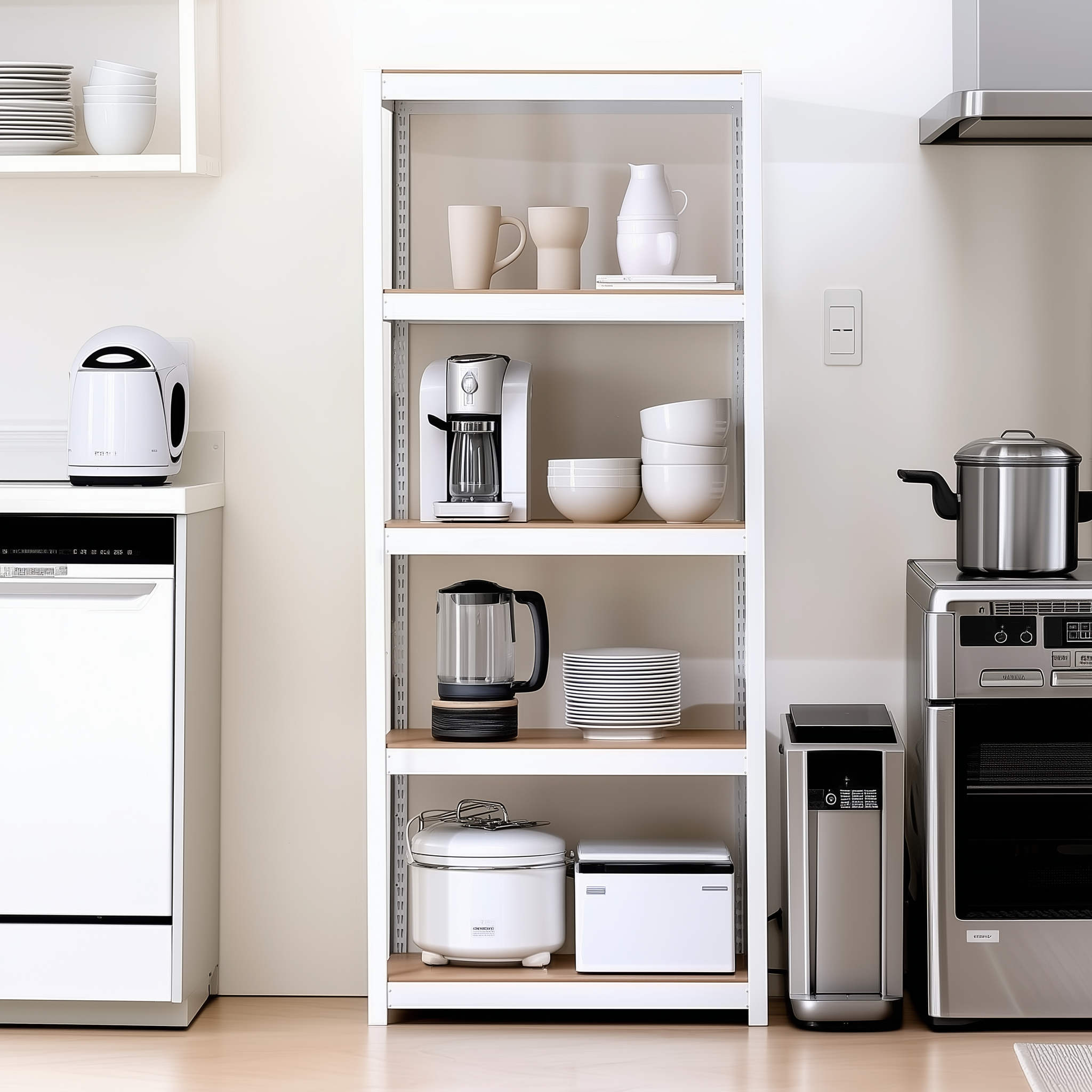 수납장 거실 철제 틈새 베란다 조립식 다용도 장 홈던트 300300900 5단