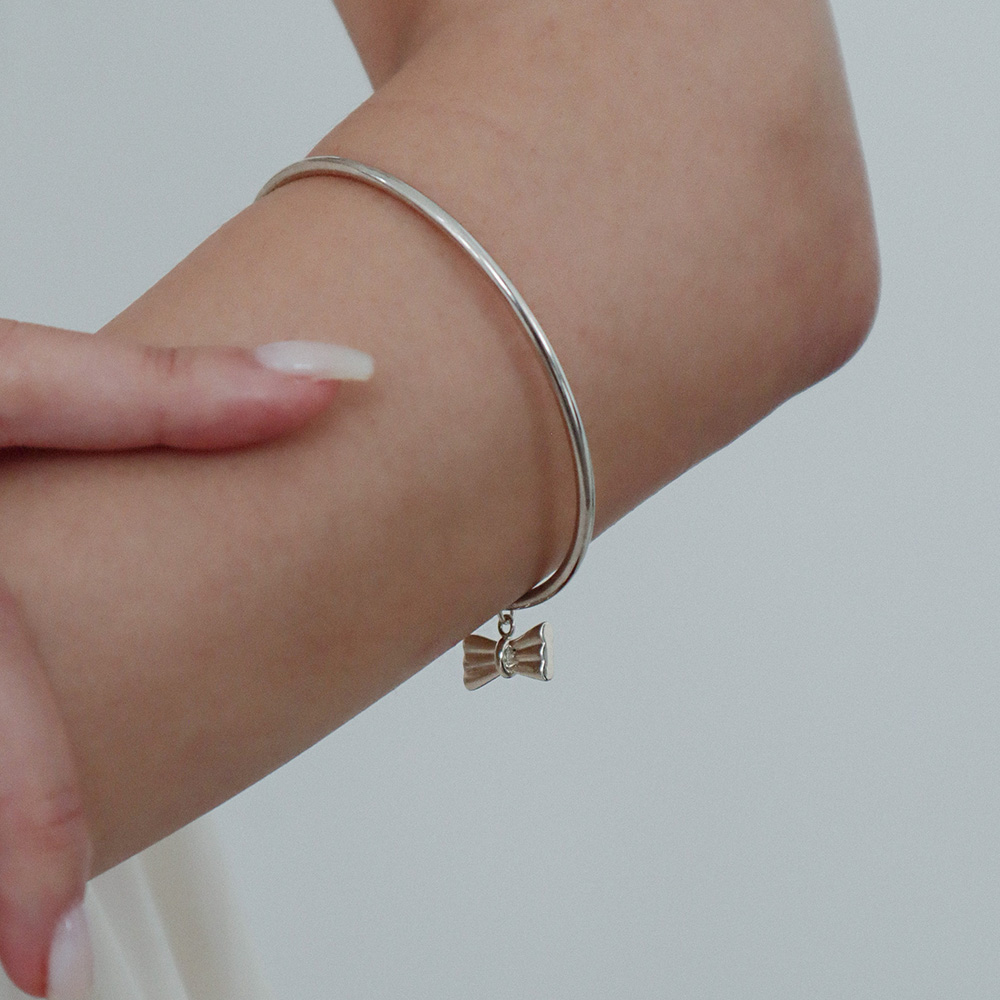 보우 뱅글 실버925 Bow Bangle - 상세 이미지 2