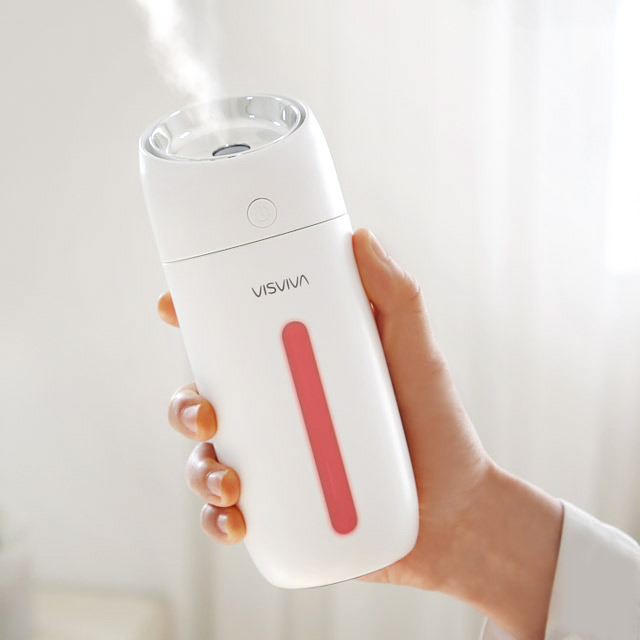 비바 퓨어링미스트 무선 무드등 휴대용 미니 가습기300ML 사무실 차량용 - 상세 이미지 2
