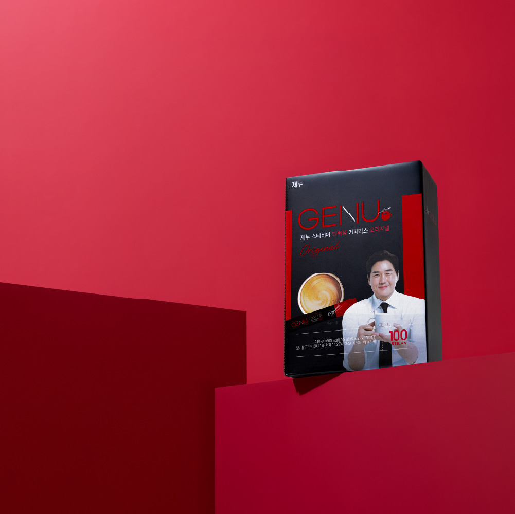 제누 스테비아 단백질 커피믹스 9.8g 유지태커피 오리지널, 100개입, 1개