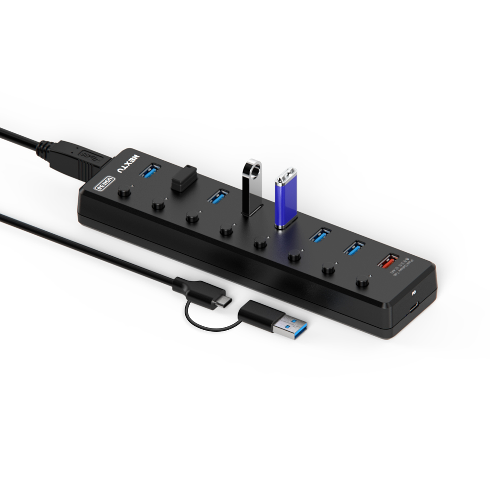 USB3.0 7포트+퀵차지+PD 확장 허브 NEXT UH309PD - 상세 이미지 4