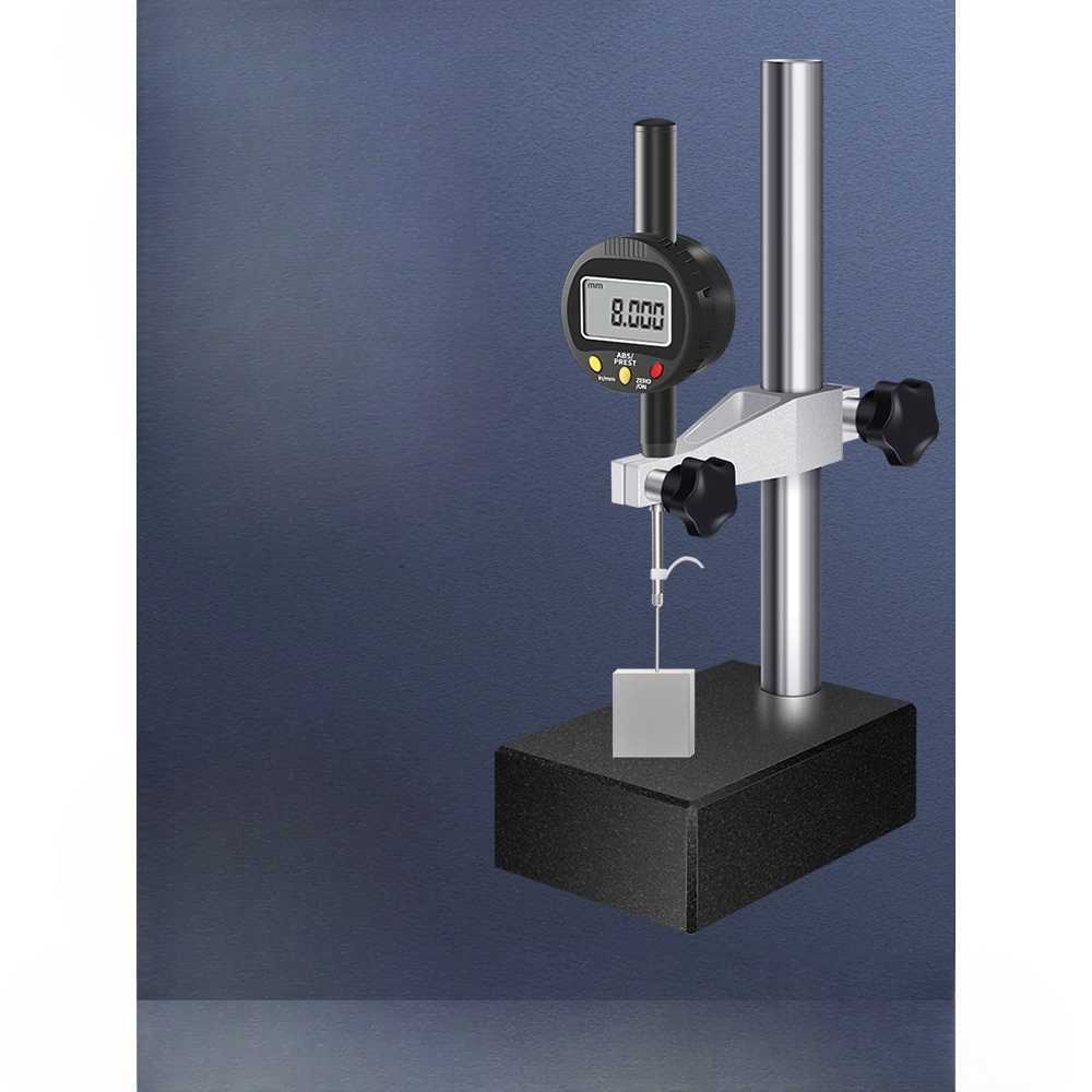 깊이 측정기 게이지 정밀도 0.001mm 디지털 측정 공구 다이얼 0-12 + 비교표 100x150mm - 상세 이미지 2