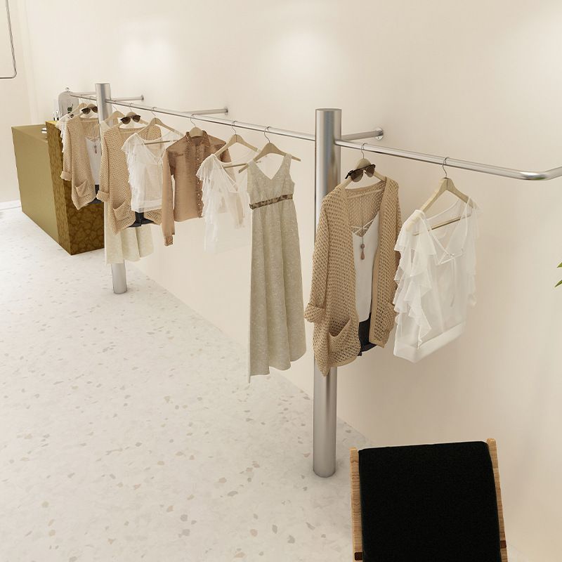 매장 진열 스탠드행거 옷가게 스텐 시스템행거 랙 A / 350x170cm 스테인레스 - 상세 이미지 2