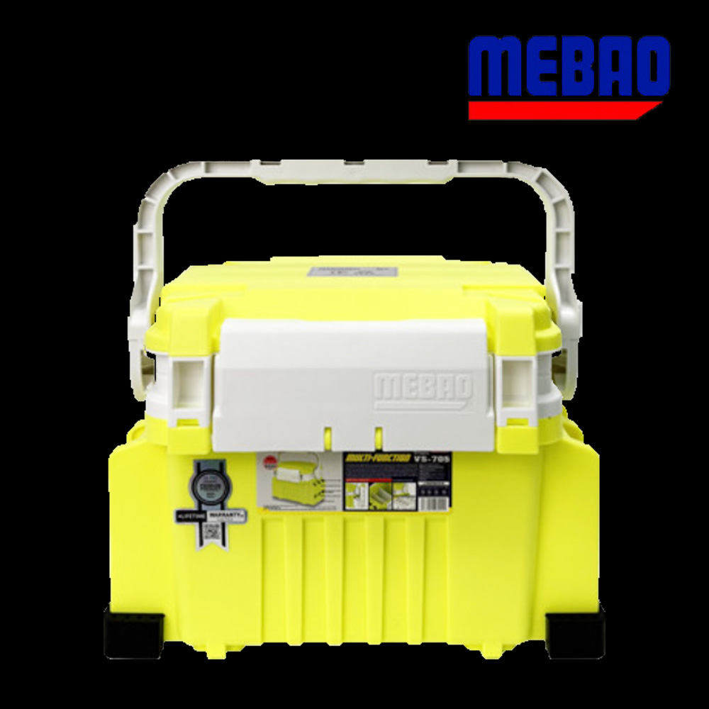 [도착보장] 메바오 태클박스 VS-705 MEBAO 에기박스 낚시 공구박스 낚시가방 형광옐로우 - 상품 이미지