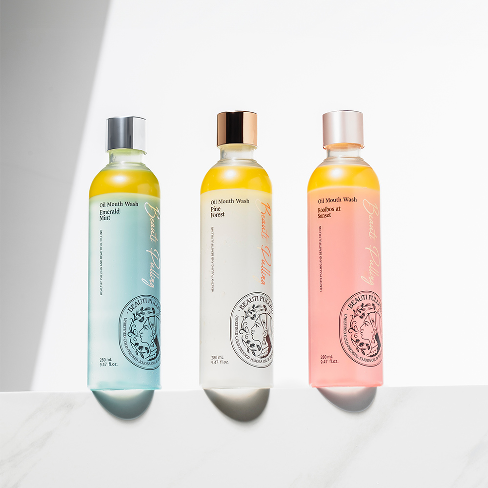 동국제약 뷰티풀링 오일가글 에메랄드민트 / 오일마우스워시 280ml, 2개 - 상세 이미지 2