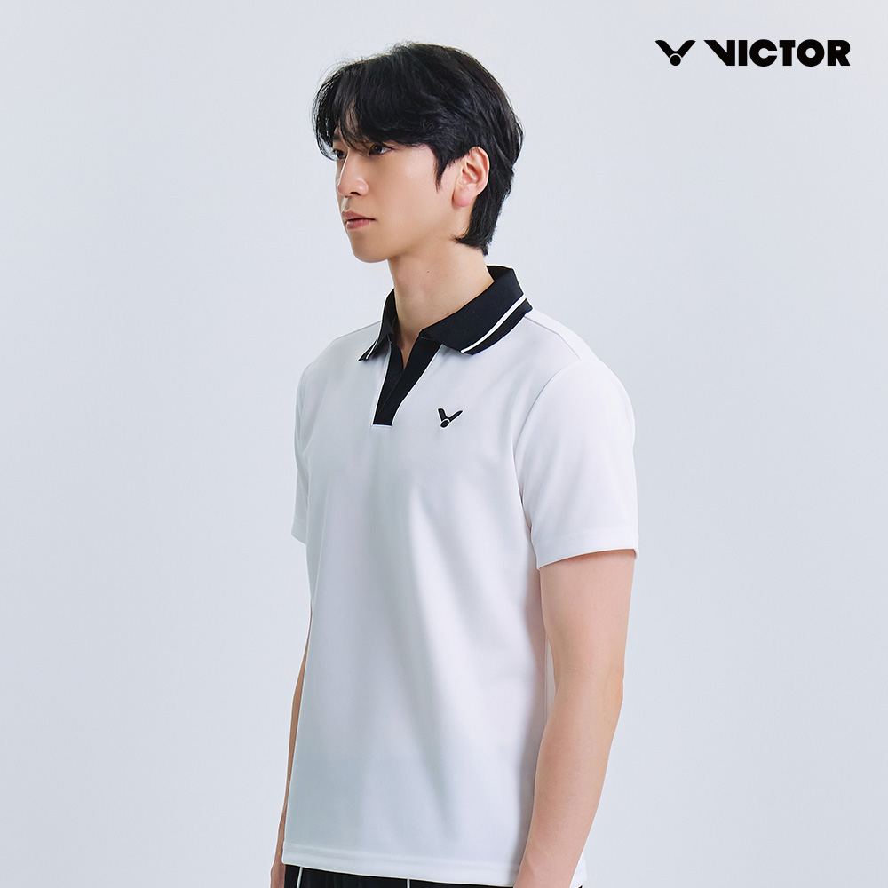 빅터 VICTOR V-CHAMPION TEE 카라 반팔 티셔츠 남성용 25ATS004M 배드민턴 탁구 스쿼시 스포츠웨어 - 상세 이미지 3