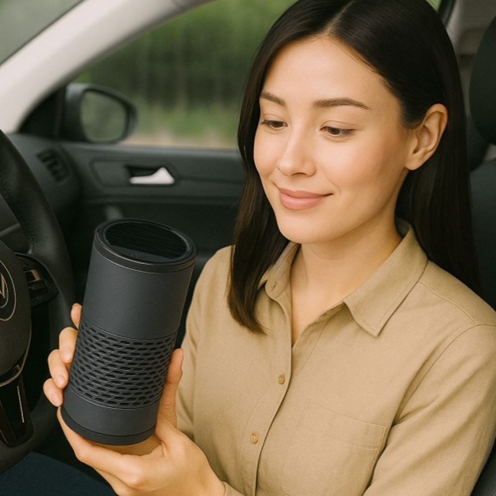 자동차 공기청정기 저소음 미세먼지 공청기 LED 무드등 USB