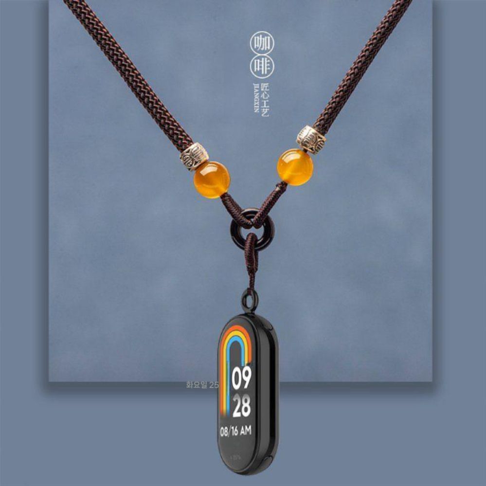 미밴드10 스트랩 펜던트 나일론 로프 목걸이 - 상세 이미지 4