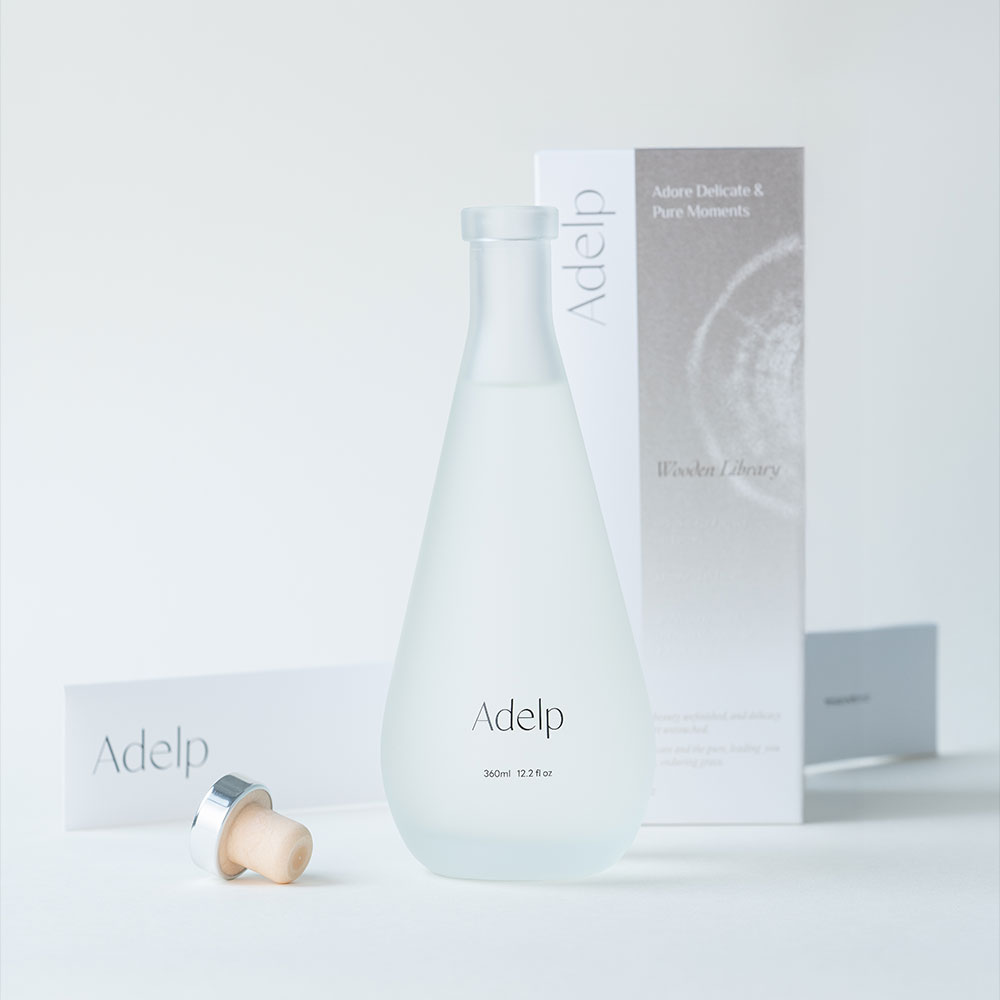 아델프 프리미엄 대용량 리드 디퓨저 우든 라이브러리, 360ml, 1개 이미지 6